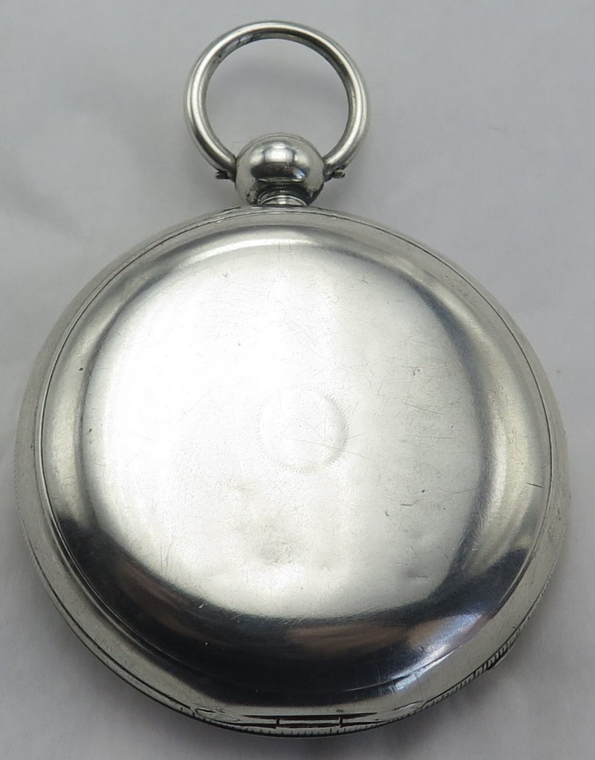 19th C. Laval St Imier Silver Hunter Case Pocket Watch (1 of 8)