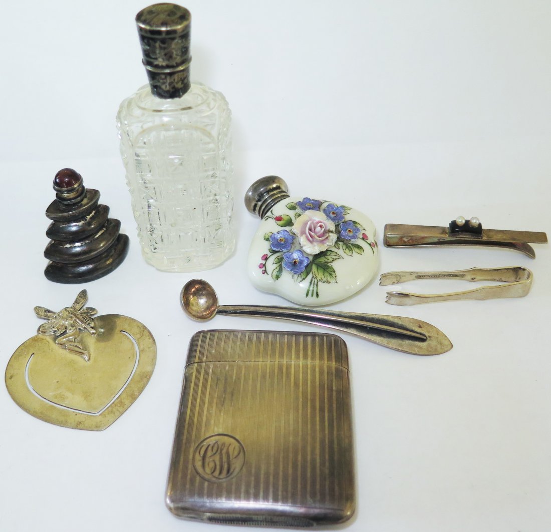 Misc Sterling Silver Lot English Perfume Bottle Tiffany (1 of 7)
