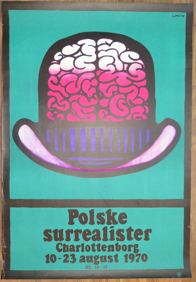Polish Surrealists Berlin Poster 1970 Jan Lenica - RARE (1 of 1)