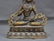 A GILT BRONZE KWAN-YIN BUDDHA FIGURE QING DYNASTY. - 6