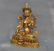 A GILT BRONZE GREEN TARA BUDDHA FIGURE QING DYNASTY. - 2