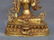 A GILT BRONZE GREEN TARA BUDDHA FIGURE QING DYNASTY. - 5