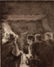 A 1892 CAMILLE PISSARRO ETCHING PRAYER VIGIL FRAMED. - 2