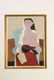 A 1930 PABLO PICASSO POCHOIR WOMAN SEATED WITH MANDOLIN - 4