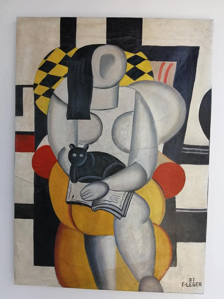 Fernand Leger (1881-1955)- OIL ON CANVAS (1 of 9)