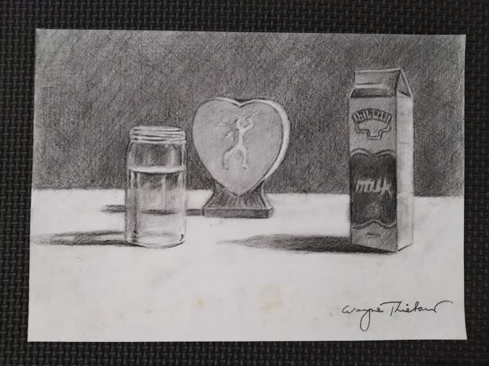 Wayne Thiebaud American (1920-Present) Graphite: Attributes: Signed on lower right. After Wayne Thiebaud - Media: Graphite on paper - Dimensions metric: 25.4 by 18 cm - Dimensions imperial: 10 by 7 inches - Artist biography: Wayne Thiebaud, a painte