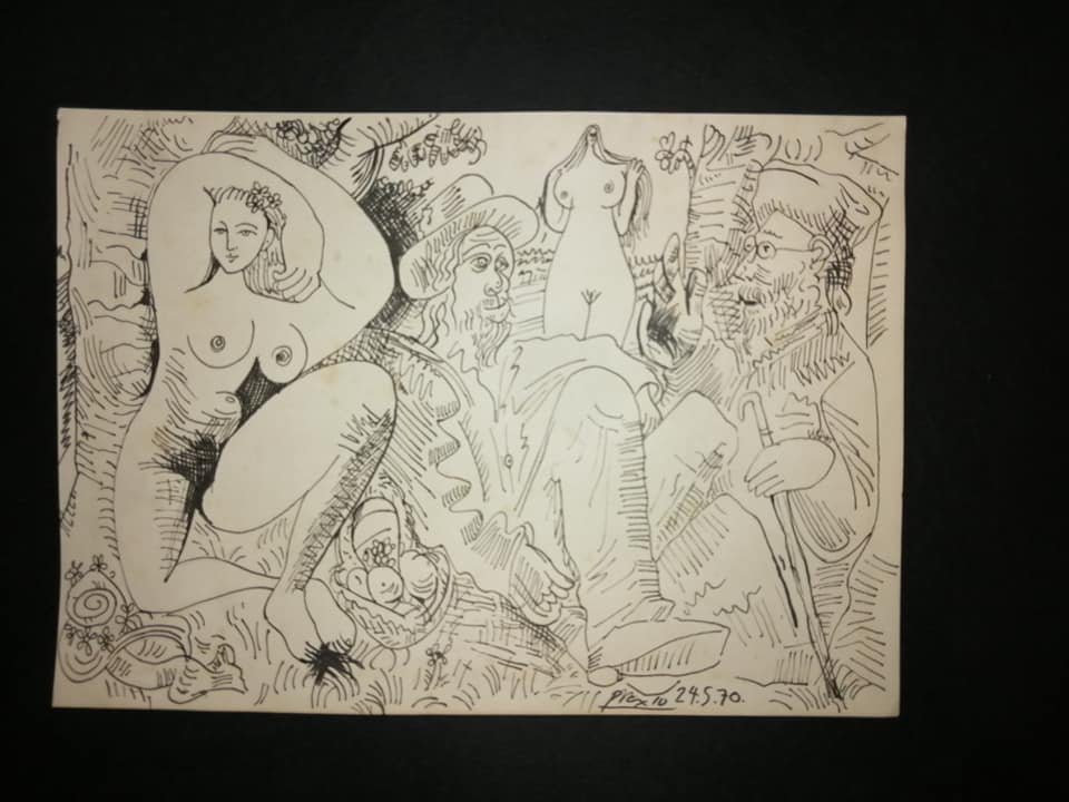 Signed Pablo Picasso - Drawing (1 of 2)