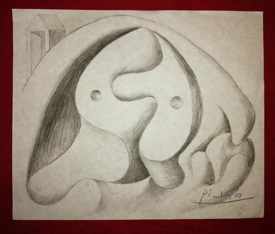 Pablo Picasso (1881-1973) - Pencil on Paper (1 of 3)