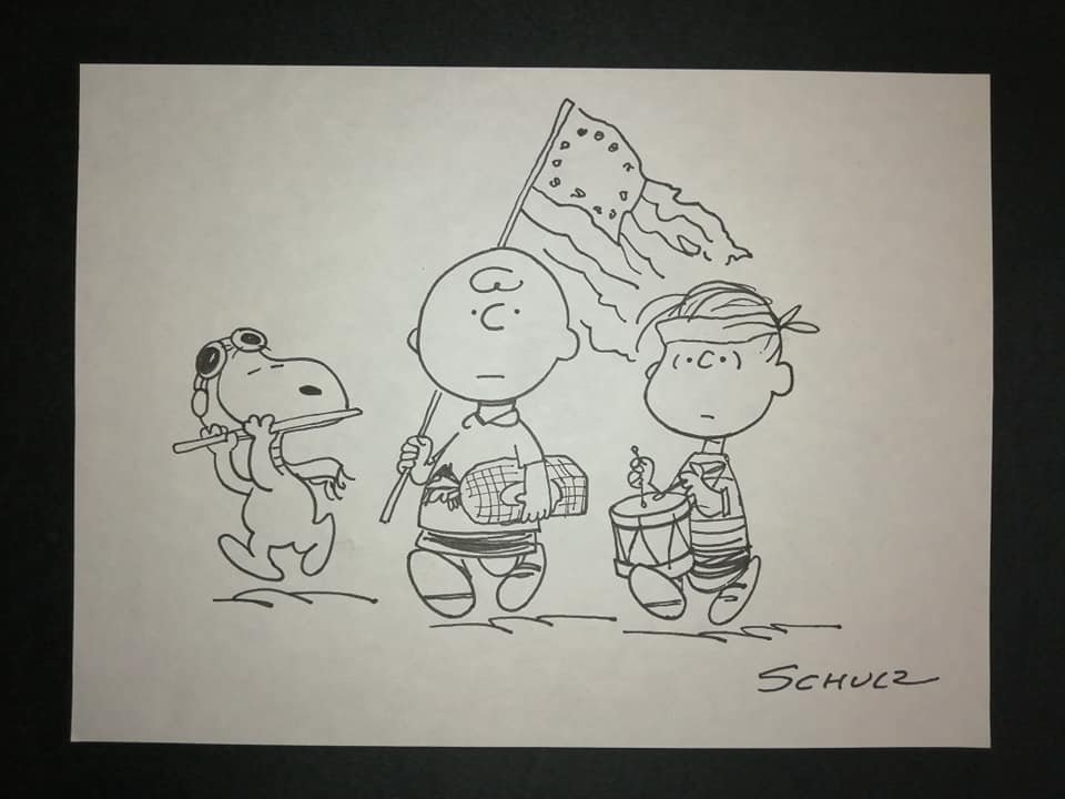 Charles Schulz. Ink Drawing. (1 of 1)