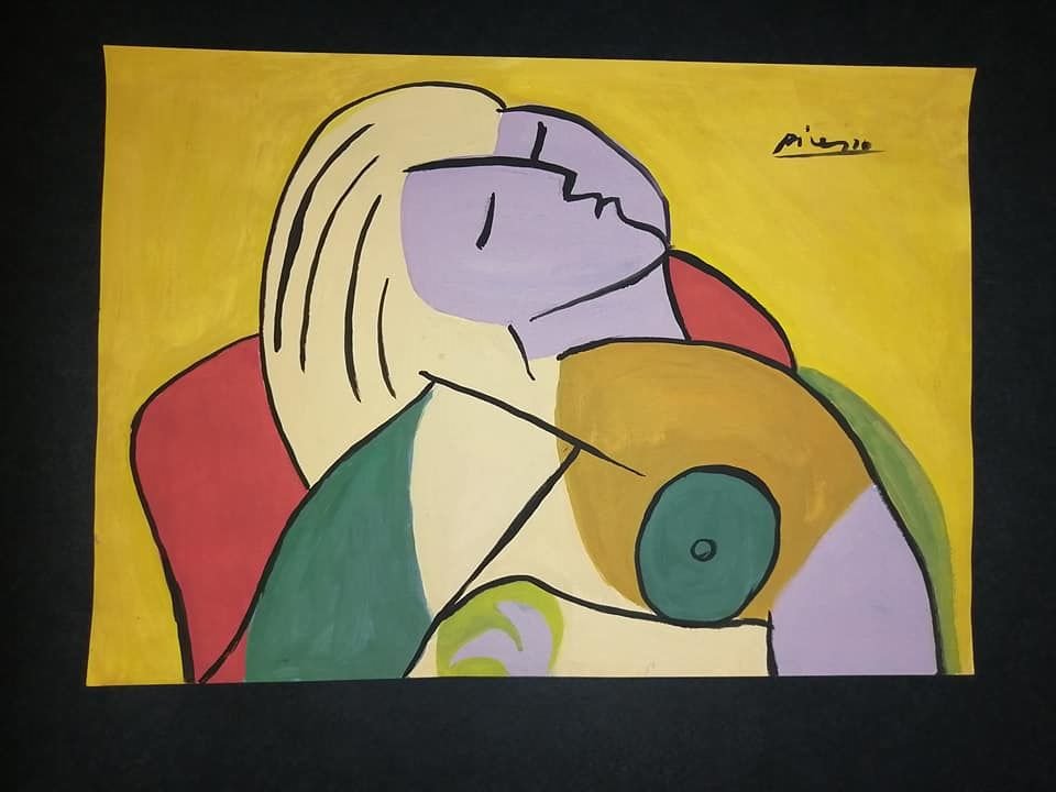 Signed Ink Painting Pablo Picasso (1 of 2)