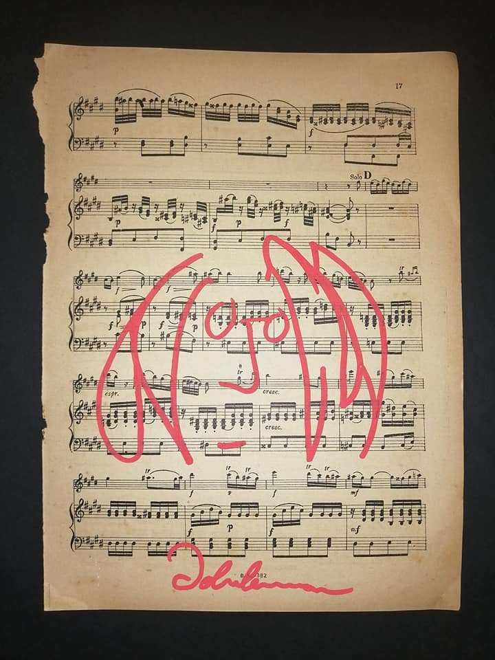 John Lennon British Pop - Marker on Paper (1 of 2)