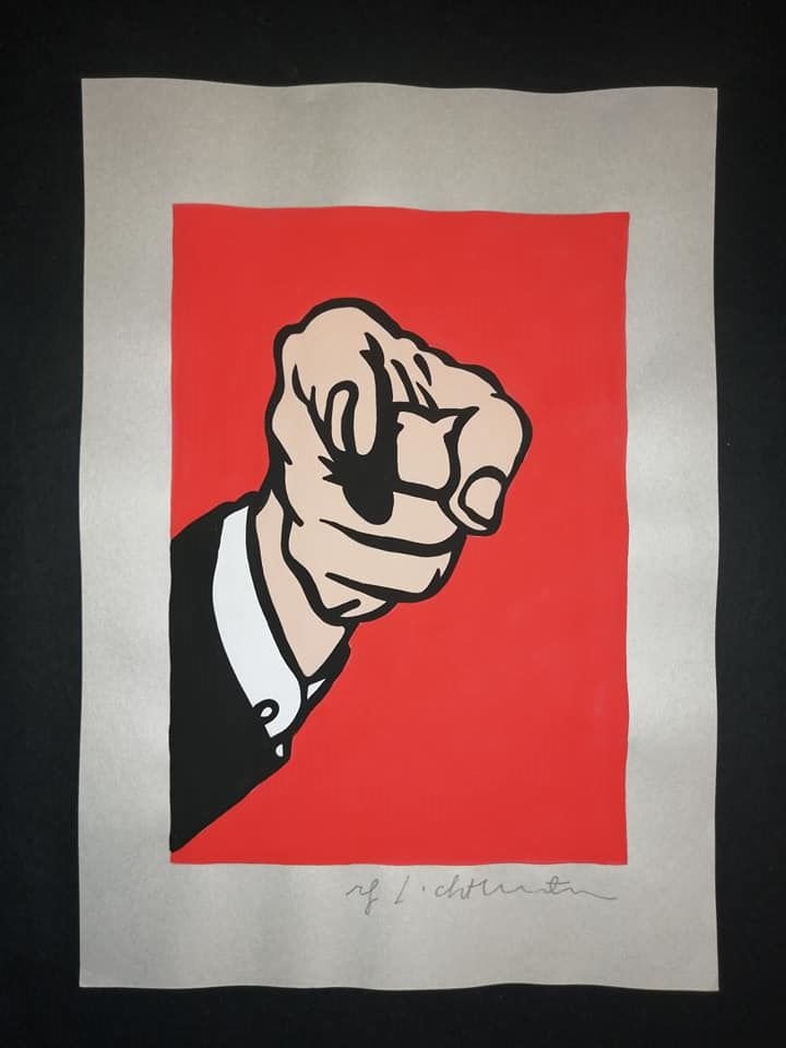 Roy Lichtenstein Mixed Media on paper (1 of 2)