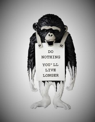 BANKSY MONKEY SIGN DRIP Ver その他 MEDICOM TOY - BANKSY MONKEY