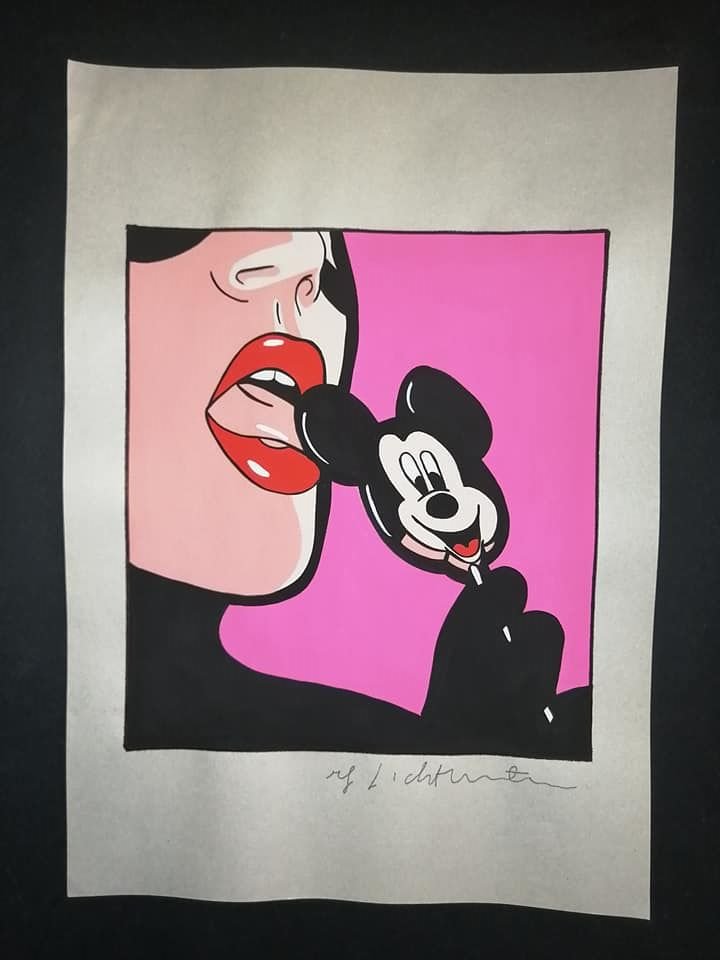 Roy Lichtenstein Mixed Media on paper: Drawing on paper Approx Size: 11 3/4 x 8 1/4 in. Sell as attributed or style of the artist+ Roy Lichtenstein?In the 1960s, Roy Lichtenstein became a leading figure of the new Pop Art movement. Inspire