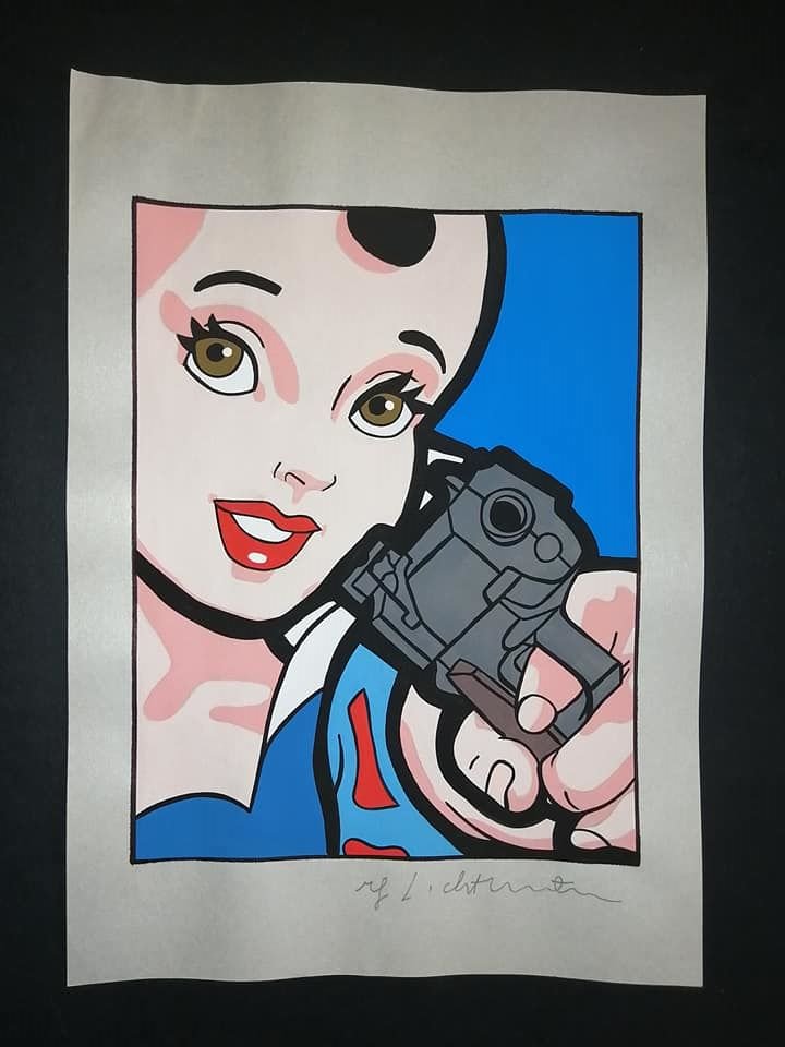 Roy Lichtenstein Mixed Media on paper: Drawing on paper Approx Size: 11 3/4 x 8 1/4 in. Sell as attributed or style of the artist+ Roy Lichtenstein?In the 1960s, Roy Lichtenstein became a leading figure of the new Pop Art movement. Inspire