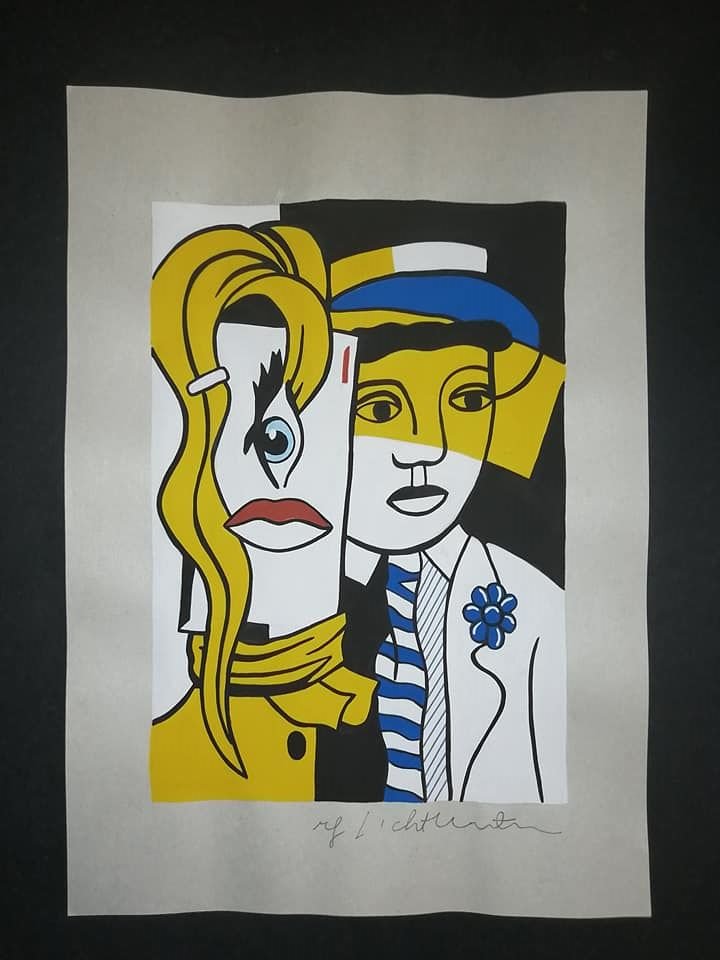 Roy Lichtenstein Mixed Media on paper: Drawing on paper Approx Size: 11 3/4 x 8 1/4 in. Sell as attributed or style of the artist+ Roy Lichtenstein?In the 1960s, Roy Lichtenstein became a leading figure of the new Pop Art movement. Inspire