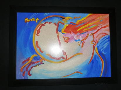 PETER MAX MIXED MEDIA BEAUTIFULLY FRAMED: Medium: Mixed Media, Approx Size: 12 3/4 x 9 1/2 in. This piece comes framed.0 Sell as attributed or style of the artist Peter Max (born Peter Max Finkelstein, October 19, 1937) is a German-American a