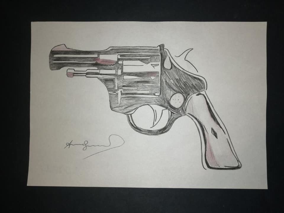 Signed Andy Warhol Mixed Media on Paper (1 of 2)