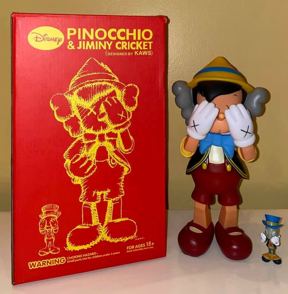 Kaws Pinocchio & Jiminy Cricket 2010 (1 of 2)