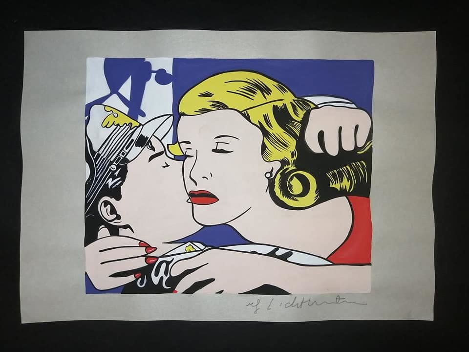 Roy Lichtenstein Mixed Media on paper: Drawing on paper Approx Size: 11 3/4 x 8 1/4 in. Sell as attributed or style of the artist+ Roy Lichtenstein?In the 1960s, Roy Lichtenstein became a leading figure of the new Pop Art movement. Inspire