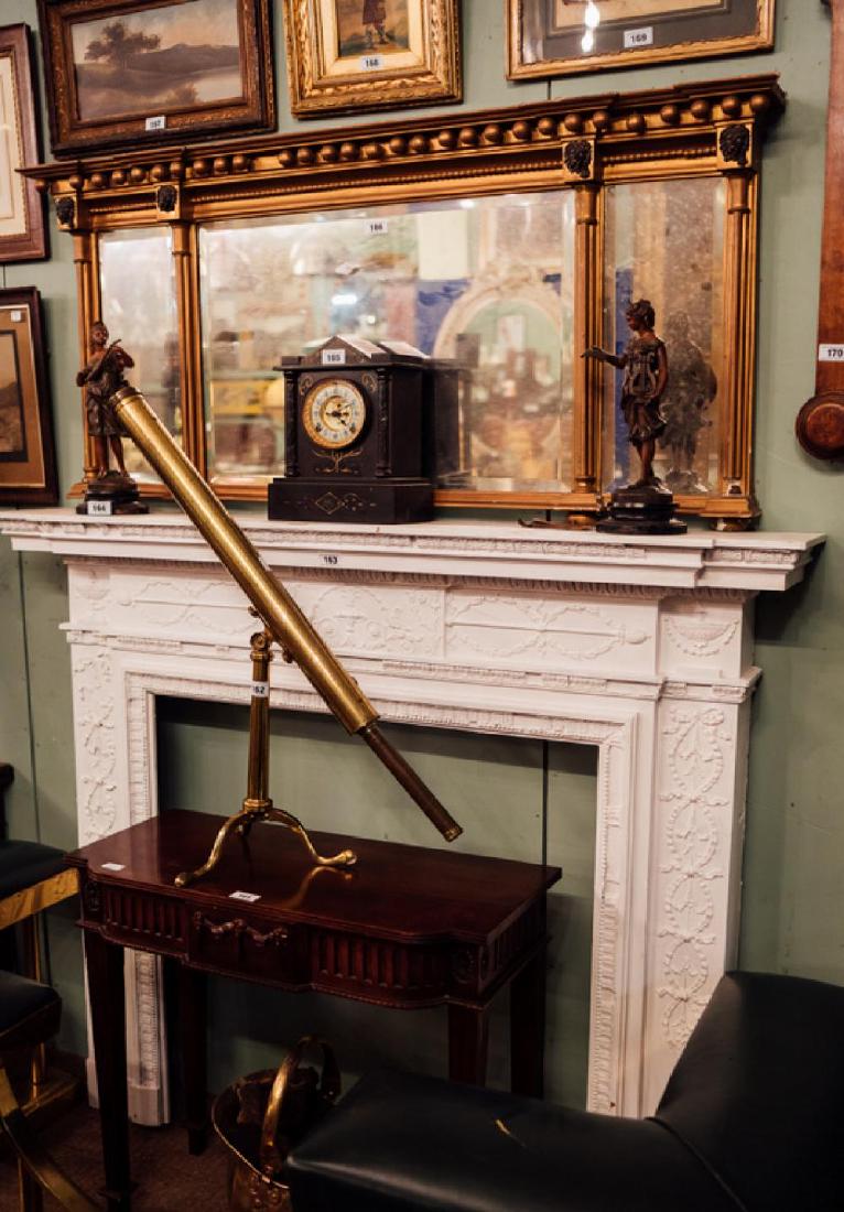 Early 19th C. pine and gesso chimney piece {135 cm H x (1 of 1)