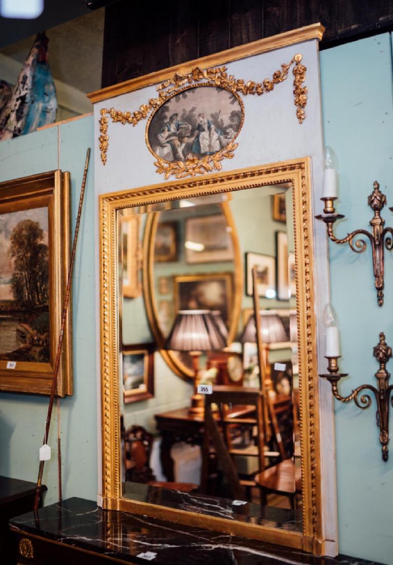 Good quality Victorian gilt wood and painted French (1 of 1)