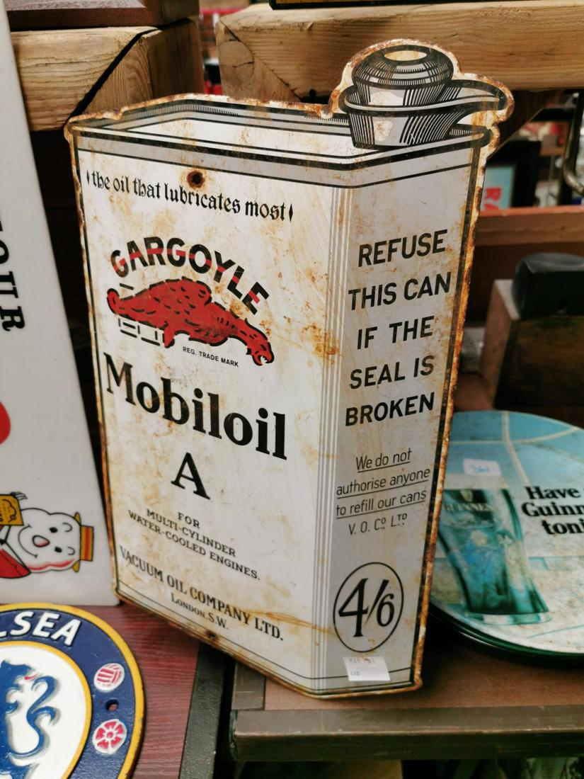 Gargoyle Mobiloil advertising sign. (1 of 2)