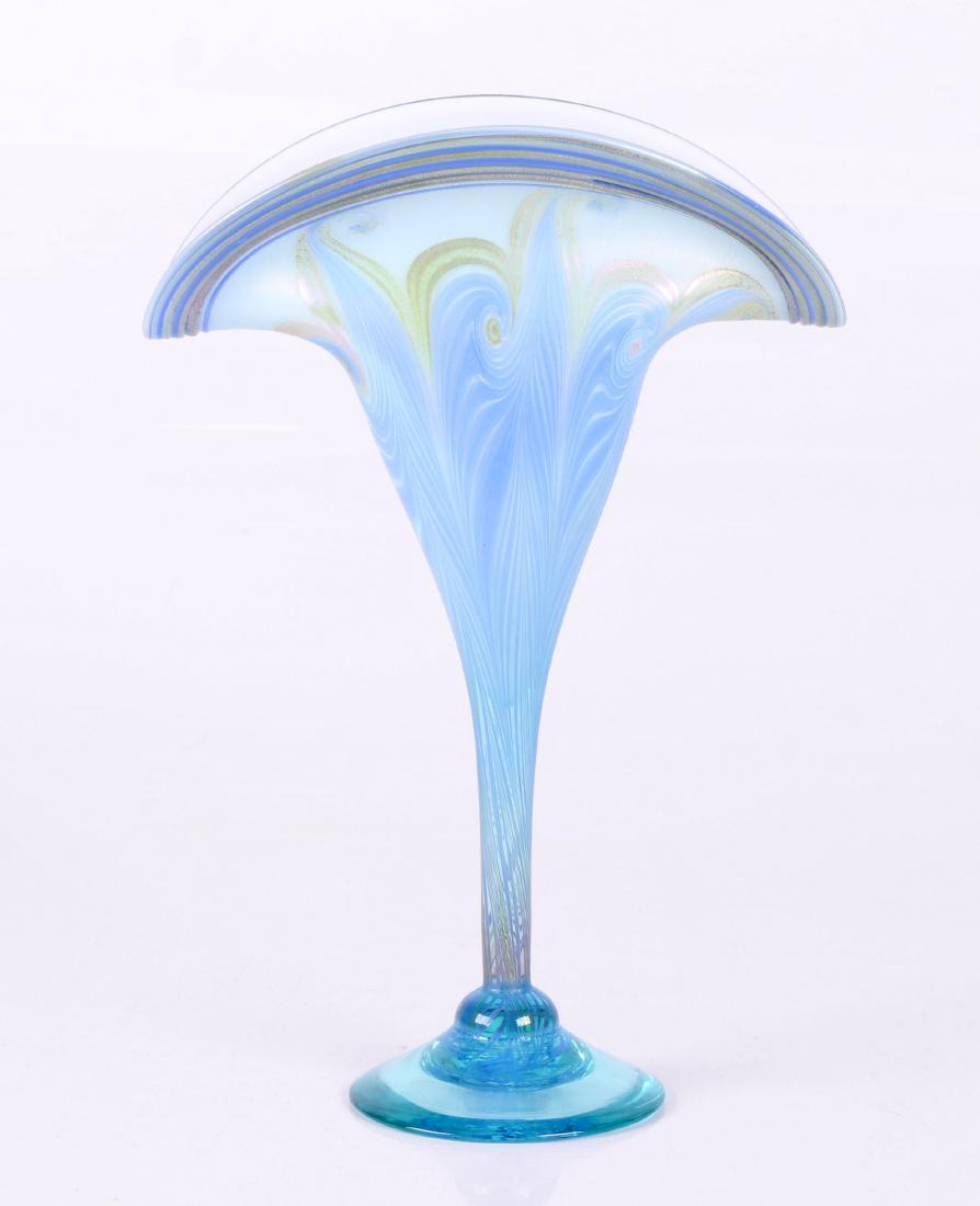 A Tiffany Style Art Glass Vase by Vandermark (1 of 8)