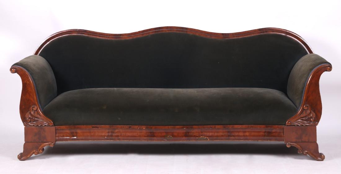An American Classical Mahogany Sofa (1 of 12)