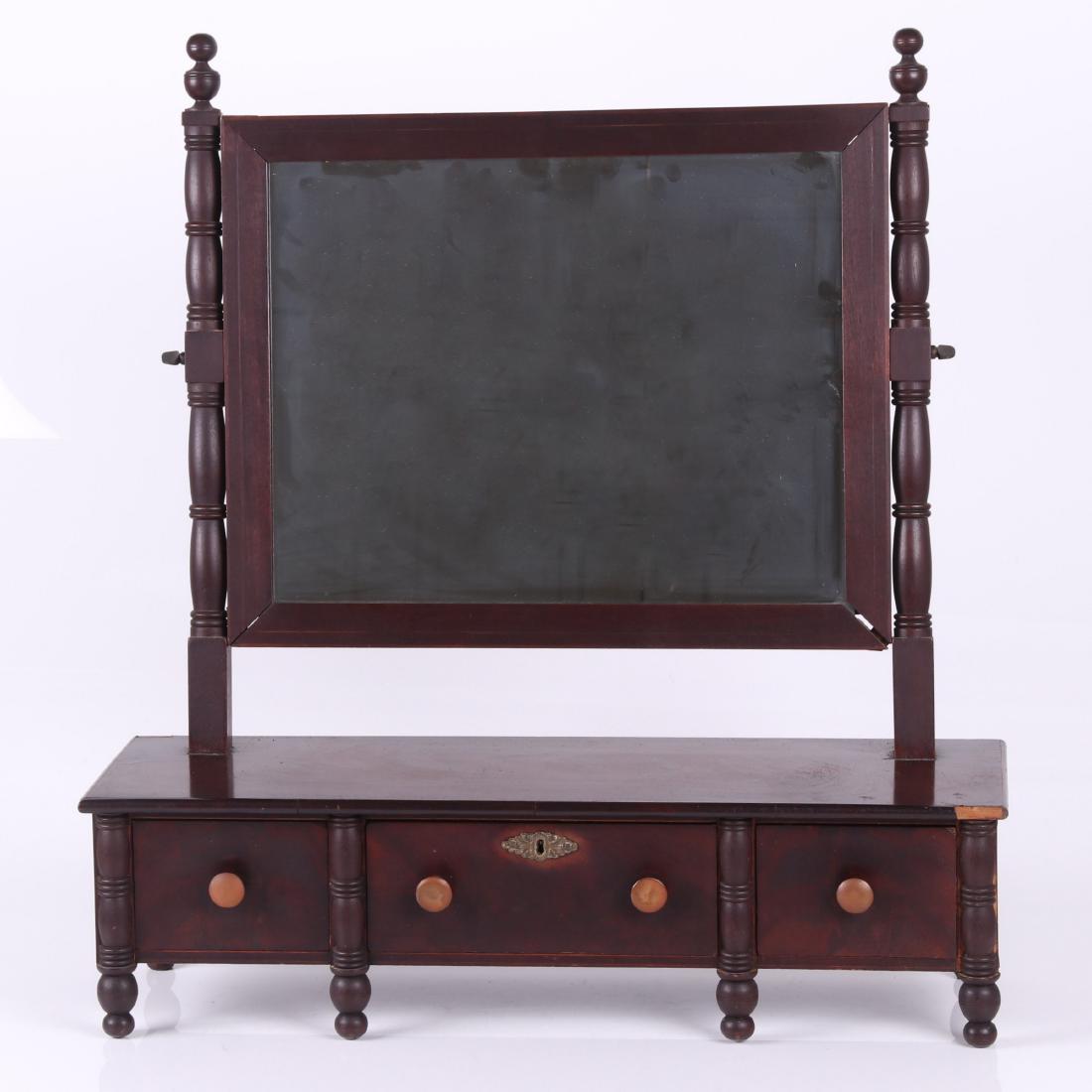 An American Mahogany Dressing Mirror (1 of 11)