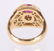 A Diamond , Ruby and 18k Gold Ring - 5