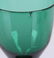 A Set of Free Blown Emerald Green Wine Glasses - 8