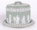 Two Jasperware Cheese Domes, One Wedgwood - 2