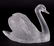 Two Lalique Swans with Mirror Plateau - 10