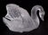Two Lalique Swans with Mirror Plateau - 9