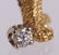 Cat Form 18k Gold and Diamond Pin - 4