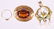 Three Pieces of 14k Gold Jewelry