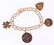 A 14k Gold Charm Bracelet