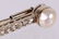 A Gold Bar Pin, Rose Cut Diamonds and Pearls - 4
