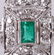 A Platinum, Diamond and Emerald Ring - 3