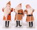 Three German Christmas Ornaments