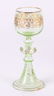 A Set of 7 German Roemers , Vaseline Wine Glasses - 2