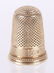 A 14k Gold Thimble with Sterling Case - 5