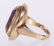 An Amethyst and Gold Cocktail Ring - 3
