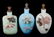 Three Crown Top Scent Bottles
