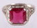 A Filigree 14k Gold and Ruby Ring - 2