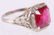 A Filigree 14k Gold and Ruby Ring - 3