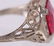 A Filigree 14k Gold and Ruby Ring - 4