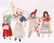 Four German Christmas Ornaments