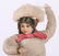 Three German Spun Cotton Christmas Ornaments - 9